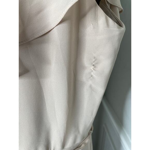 Morilee by Madeline Gardner Latte Taupe Long Gown Chiffon Dress Plus size - Picture 9 of 13